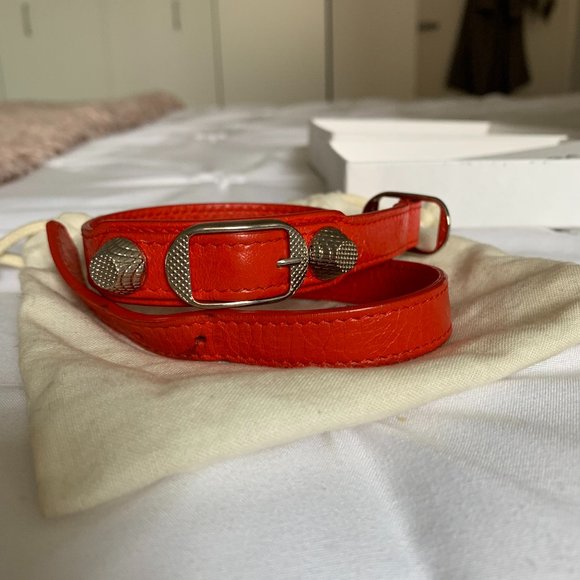 Balenciaga Classic Edge Triple Wrap Bracelet - Picture 3 of 6